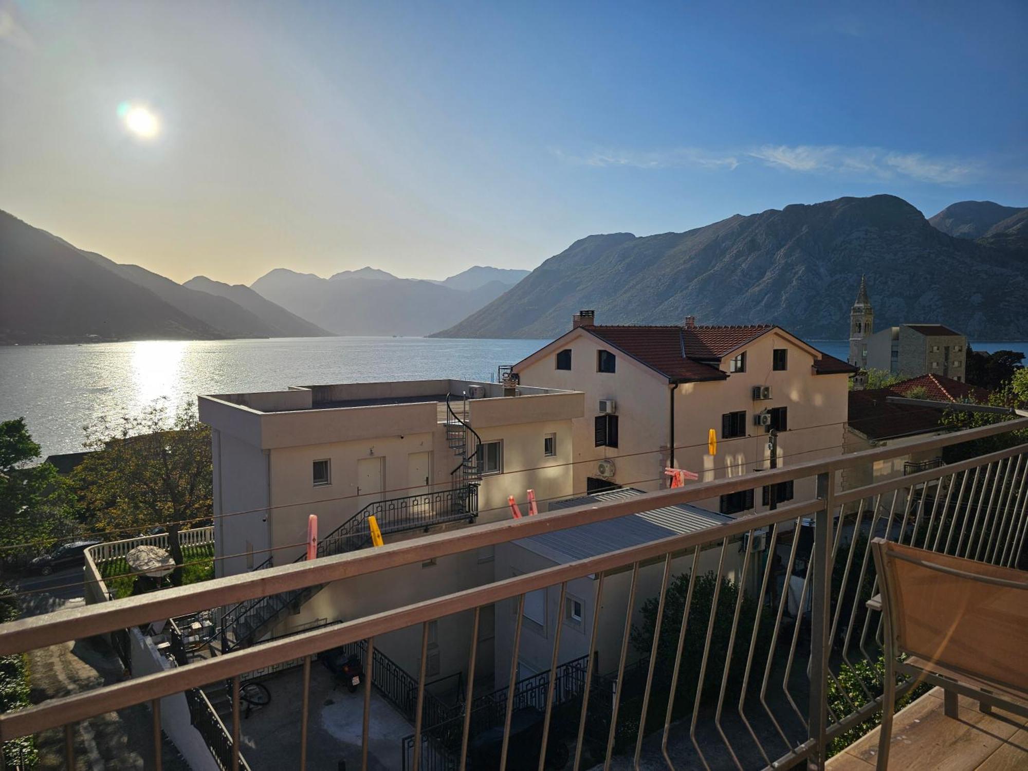 Modern Seaside Escape - Stunning Sea View - Private & Stylish Apartment Kotor Exterior photo